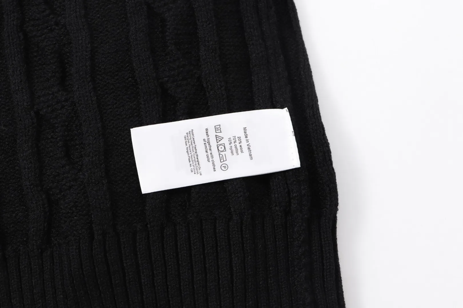P230 RALPH LAUREN Ralph Lauren seven-color classic small label embroidered stand-collar long-sleeved half-zip knitted sweater tops for men and women seven colors Color: black white gray royal blue pink sky blue khaki code number: S M L XL material: cotton